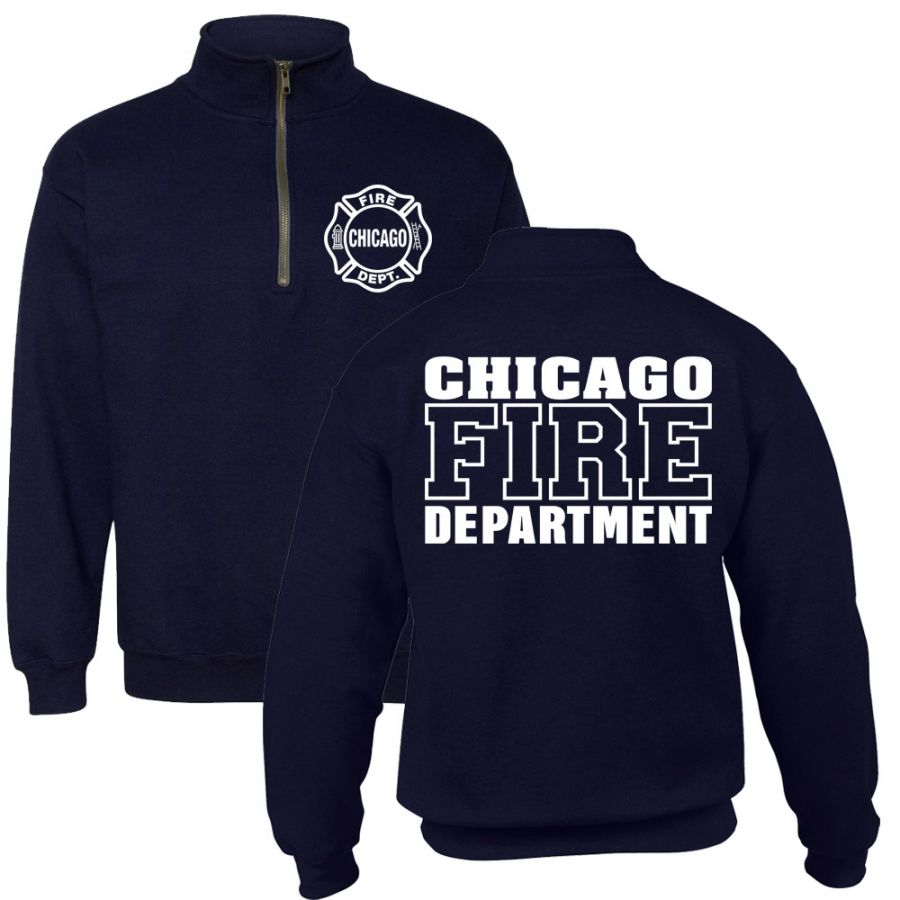 Chicago Fire Dept. - 1/4 sweat jacket
