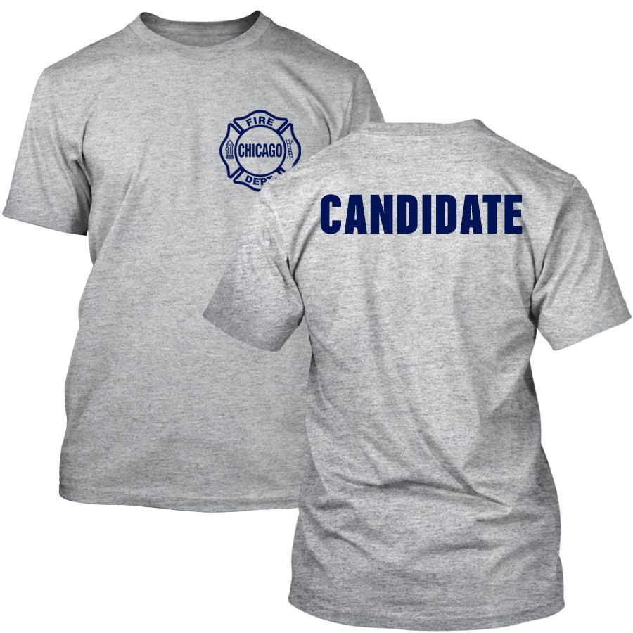 Chicago Fire Dept. - Candidate T-Shirt in grau