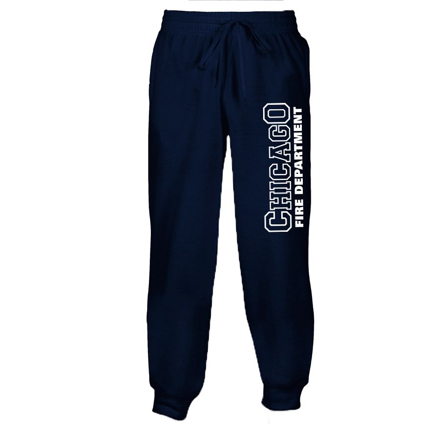 Chicago Fire Dept. - Jogginghose in navy