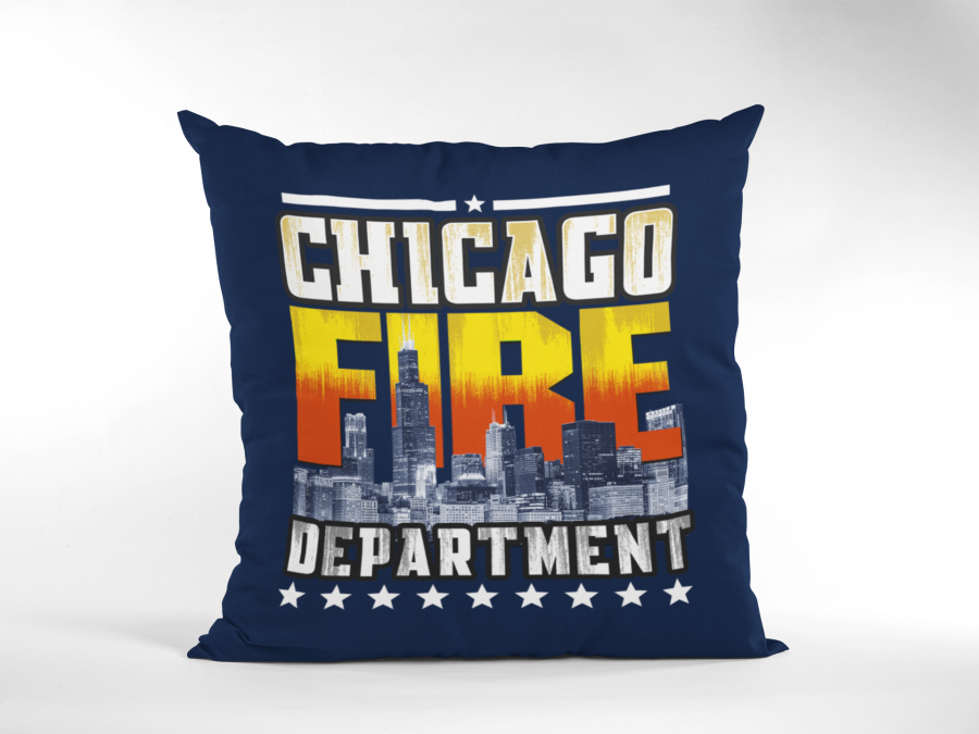 Chicago Fire Dept. - Kissenbezug (40x40 cm)