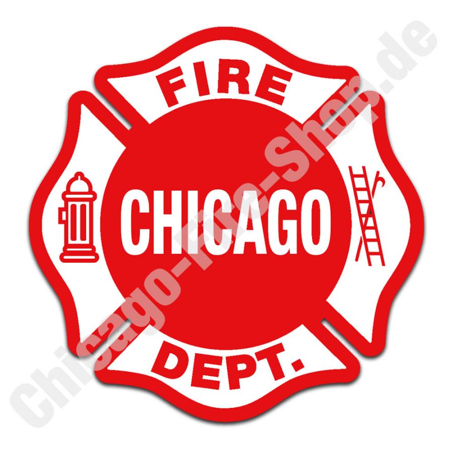 Chicago Fire Department - Aufkleber (10cm)