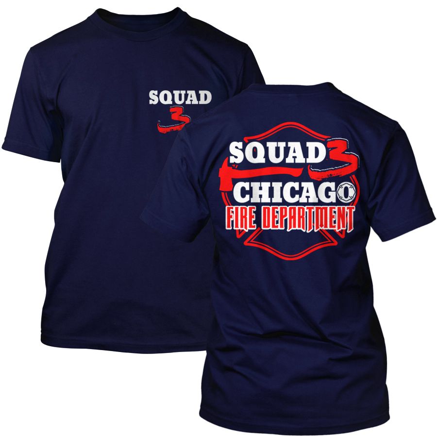 Chicago Fire Dept. - Squad 3 - T-Shirt (Version 2)