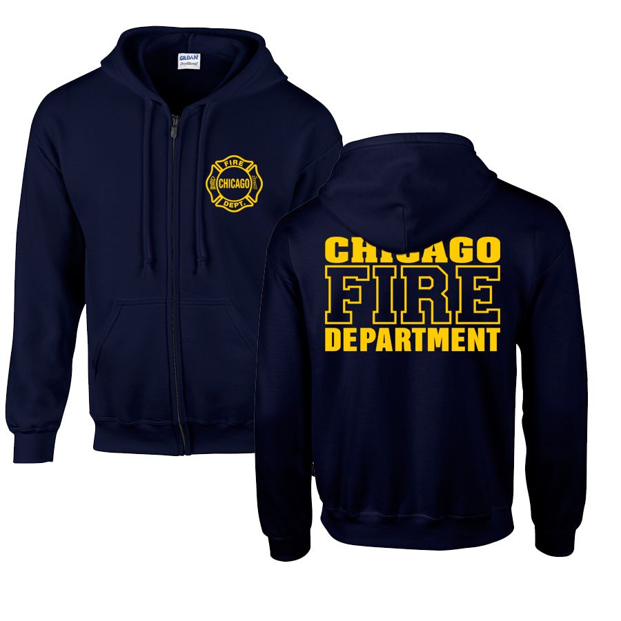 Chicago Fire Dept. - Sweatjacke mit Kapuze