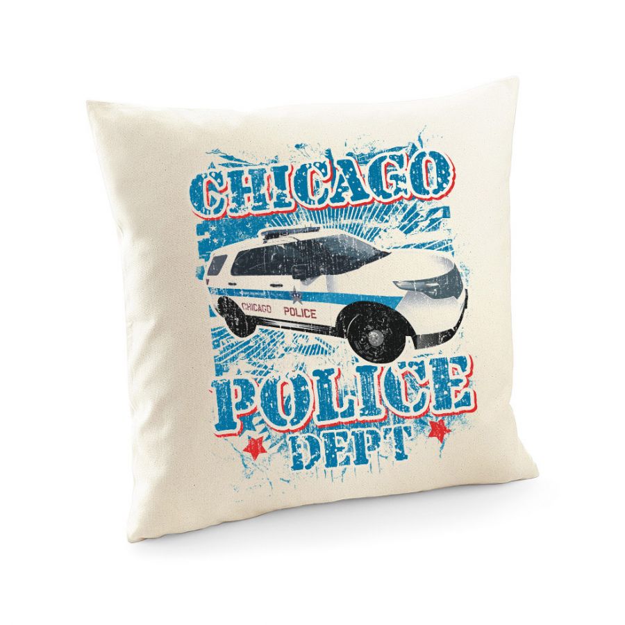 Chicago Police Dept. - Police Car - Kissenbenbezug