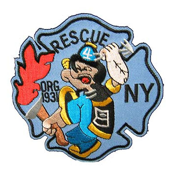 New York Fire Dept. - Rescue 4 - Patch/Aufnäher