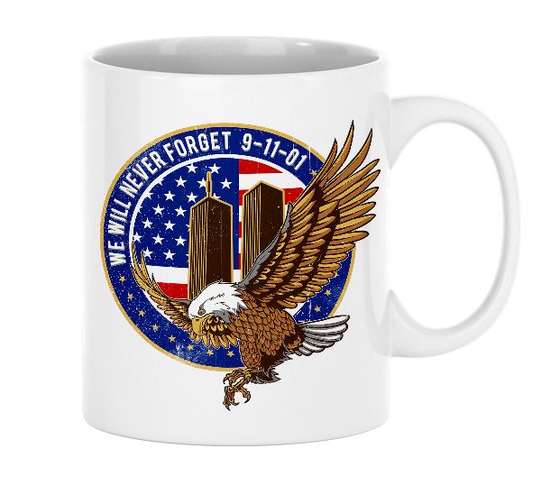 9/11 - Never forget - Tasse aus Keramik