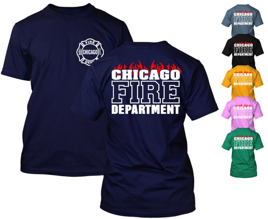 Chicago Fire Dept. - T-Shirt (Flammen Edition)