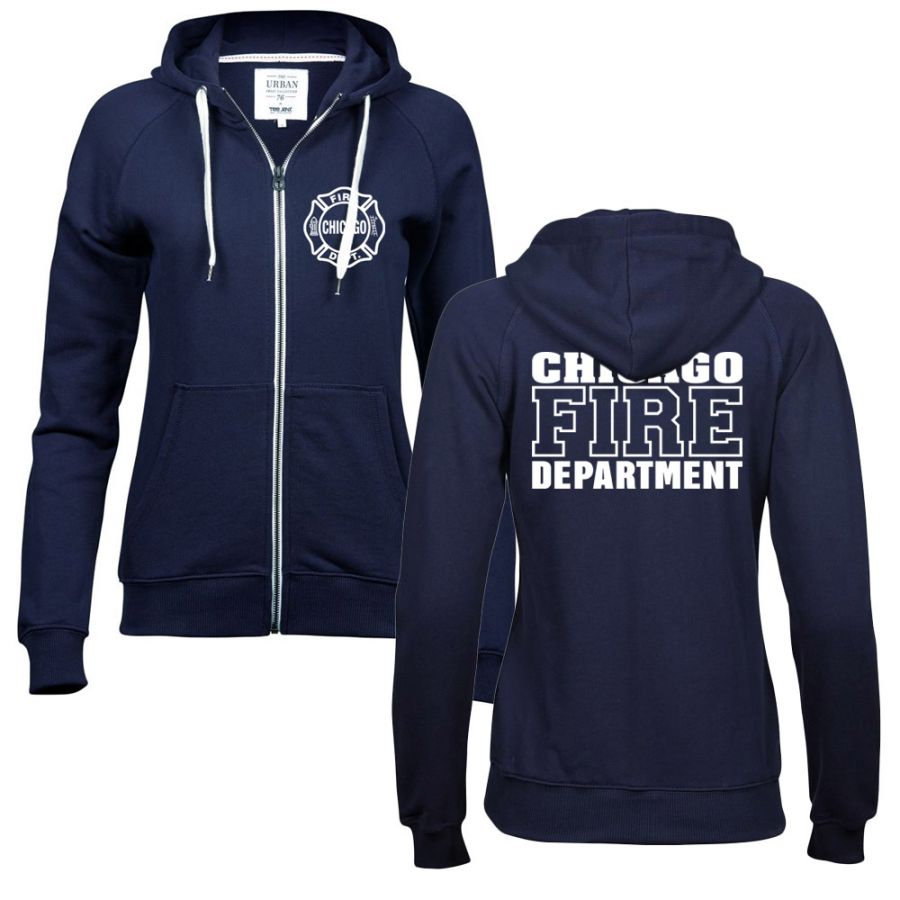 Chicago Fire Dept. - Premium Damen Sweatjacke