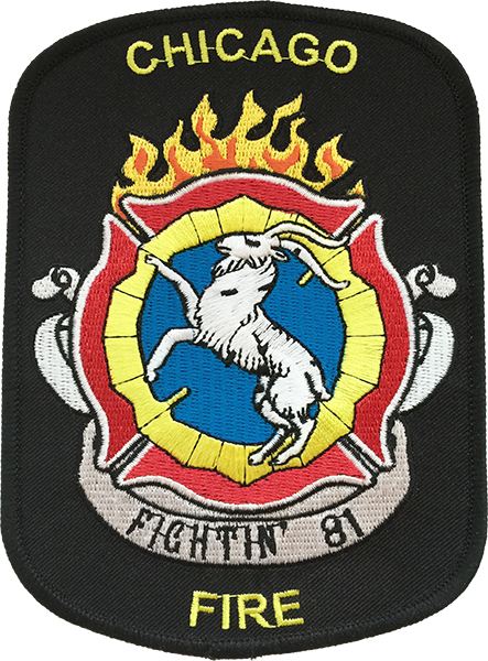 Chicago Fire - Fighting 81 - Patch/Aufnäher