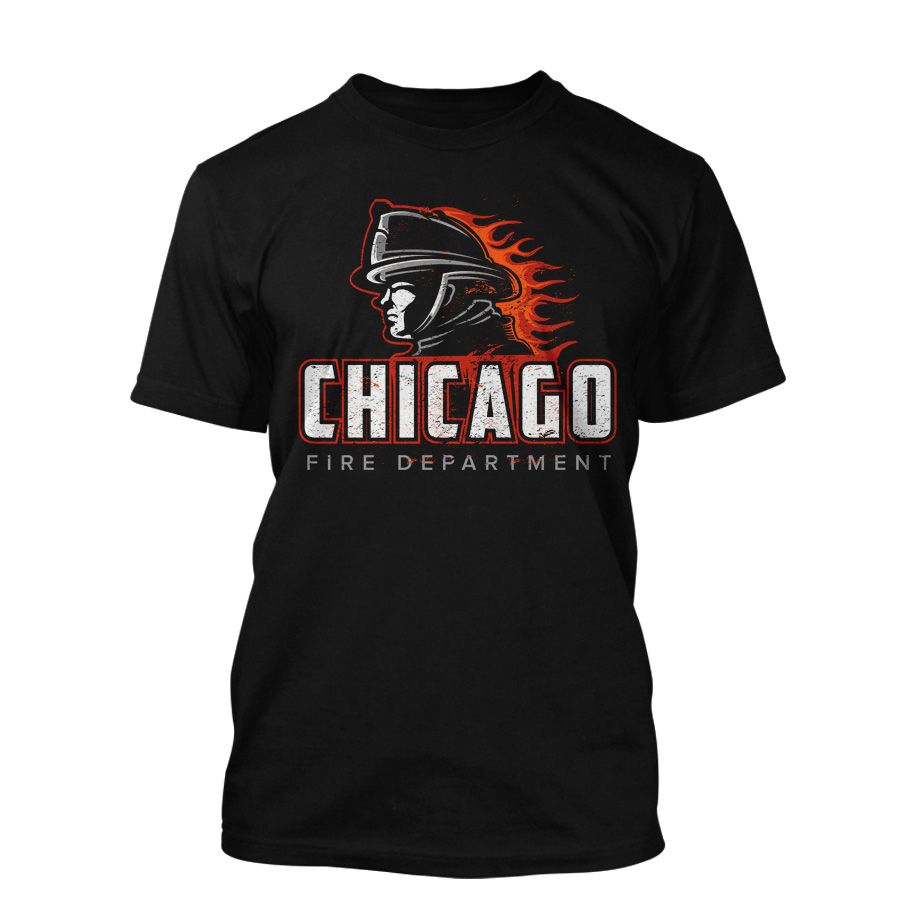 Chicago Fire Dept. - T-Shirt in schwarz