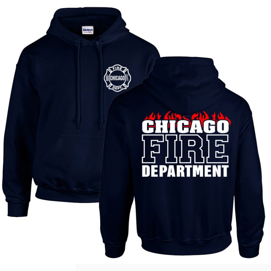 Chicago Fire Dept. - Hooded Sweater (Flames Edition)