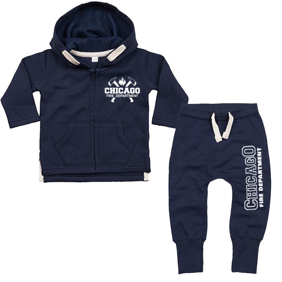 Chicago Fire Dept. - Baby Set Navy