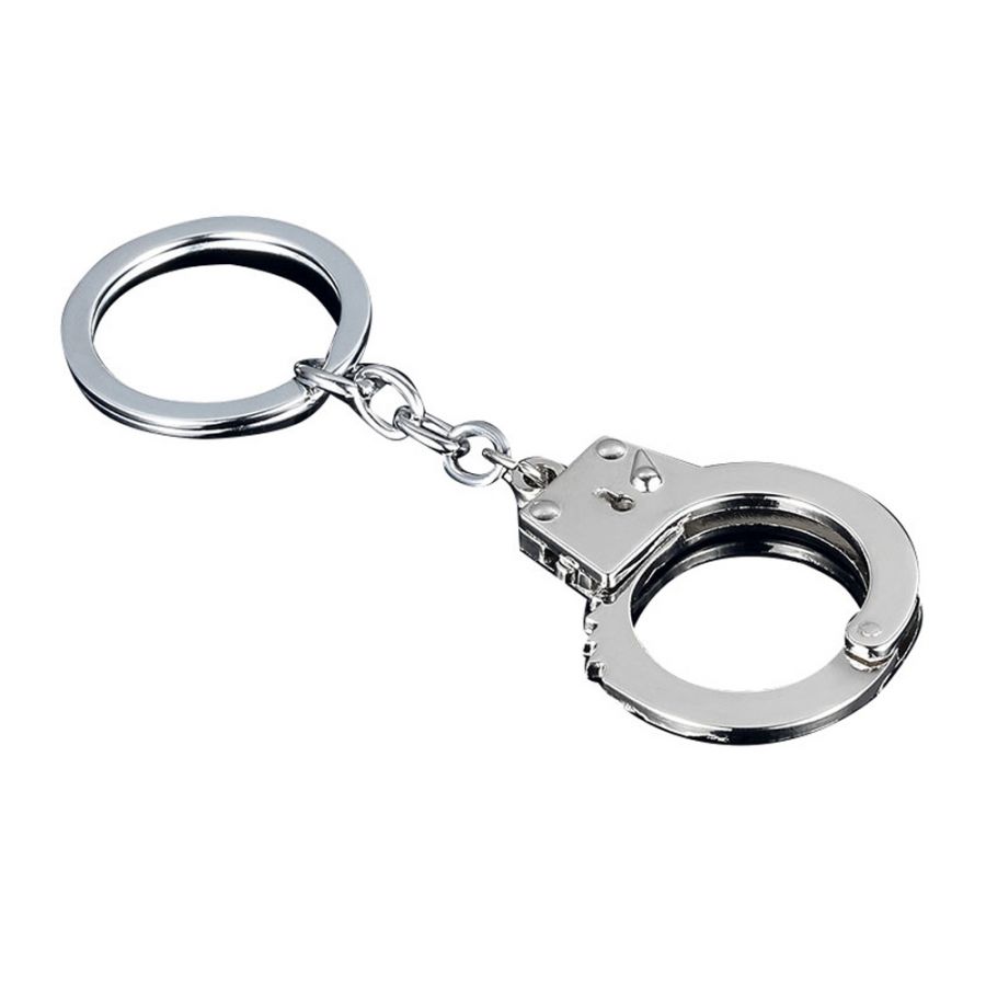 Metal handcuffs - Key fob - Police/Polizei
