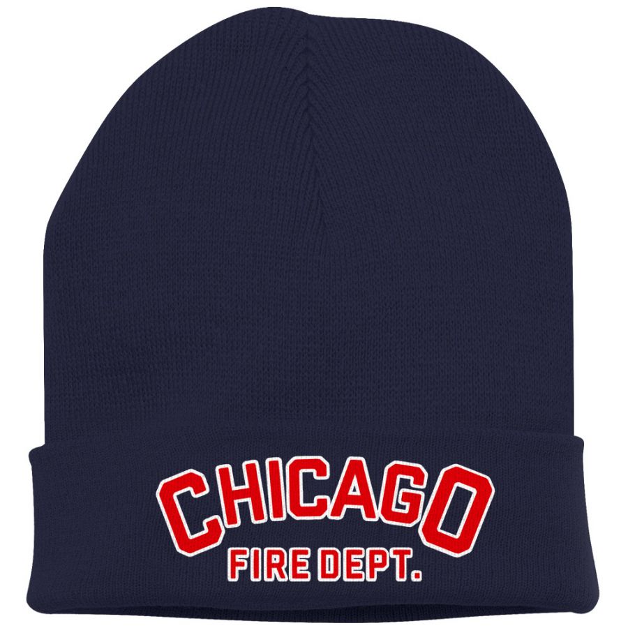 Chicago Fire Dept (Schriftzug) - Wintermütze