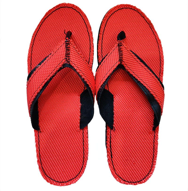 Feuerwehr Flip-Flop aus Feuerwehrschläuchen