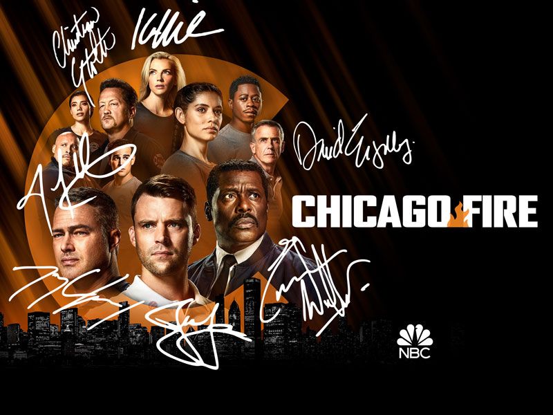 Chicago Fire Repro Autogrammkarte (Staffel 10)