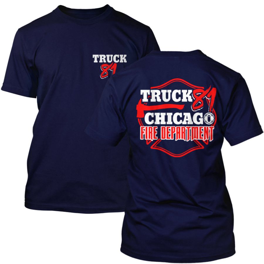 Chicago Fire Dept. - Truck 81 - T-Shirt (Vesion 2)